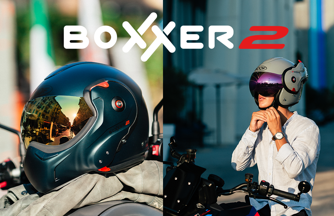 CASQUE MOTO MODULABLE BOXXER 2